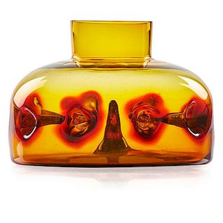 PAVEL HLAVA Glass vase