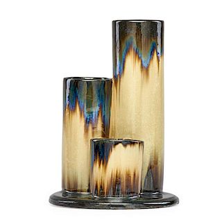 FULPER Rare triple-vase