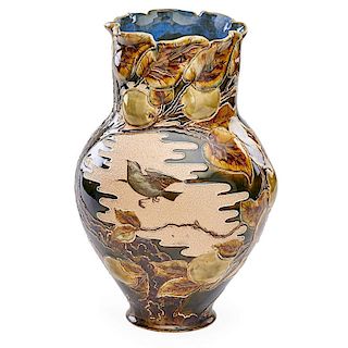 F. BUTLER; ROYAL DOULTON Fine vase