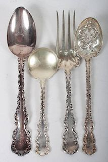 Group of Gorham and Towle sterling silver flatware