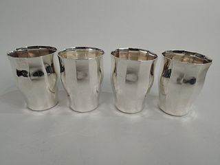 Tiffany Tumblers 17466 Antique Highballs Barware Cups American Sterling Silver