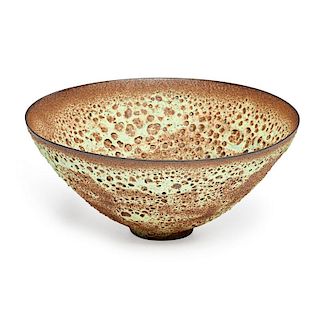 JAMES LOVERA Bowl w/ volcanic glaze