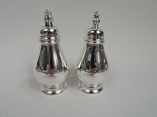 International Royal Danish Salt Pepper Shakers S107 American Sterling Silver