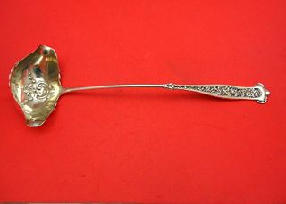 Dresden by Whiting Sterling Silver Punch Ladle Flat Handle All-Sterling 13 1/2"