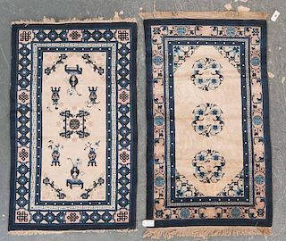 Two Peking Chinese rugs, approx. 3 x 5 each