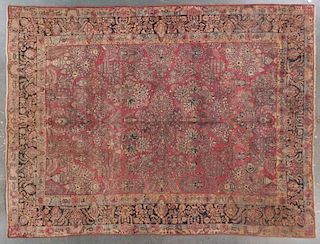 Semi-antique Sarouk carpet, approx. 10.6 x 14