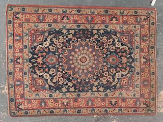Antique Meshed rug, approx. 4.7 x 6.2