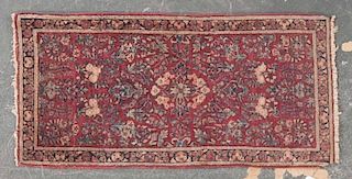 Semi-antique Sarouk rug, approx. 2.1 x 4.2