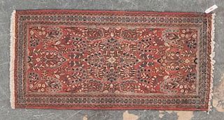 Persian Sarouk rug, approx. 2.2 x 4.3