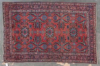 Antique Bijar rug, approx. 4.6 x 7