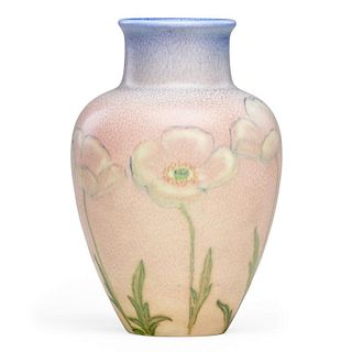 K. SHIRAYAMADANI; ROOKWOOD Decorated Mat vase