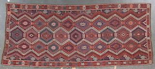 Antique Turkish Kelim rug, approx. 5.3 x 11.10