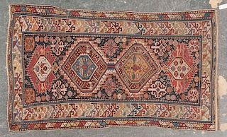 Antique Shirvan rug, approx. 3.8 x 6.6