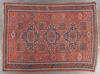 Antique Soumak carpet, approx. 8.9 x 12.4
