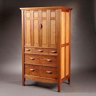 Geoffrey Warner Studio Furniture Commissioned Cabinet