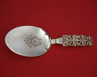 Kloster by Brodrene Lohne Sterling Silver Pie Server FH AS Pierced Chased 8 1/4"