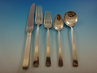 Craftsman by Towle Sterling Silver Flatware Set For 12 Service 61 Pieces