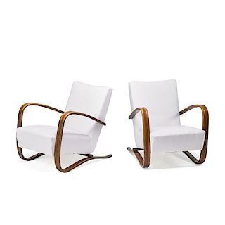 JINDRICH HALABALA Pair of lounge chairs