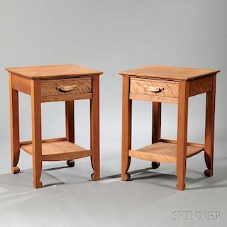 Two Geoffrey Warner Studio Furniture End Tables