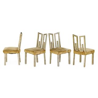 JAMES MONT Four dining chairs
