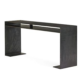 AMERICAN MODERN Steel console table