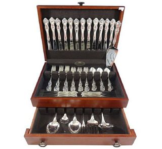 Debussy by Towle Sterling Silver Flatware Set For 12 Service 67 Pieces