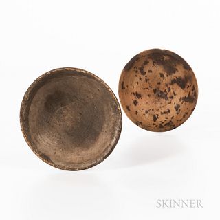 Two Small Turned Wooden Bowls