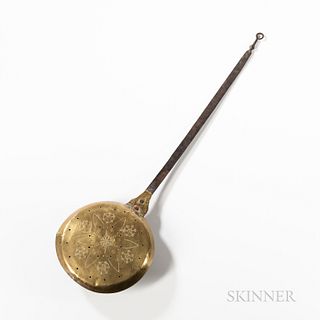 Brass and Iron Bedwarmer