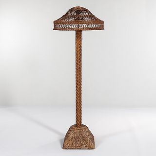 Wicker Floor Lamp