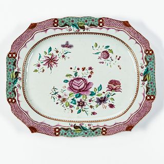 Famille Rose Export Porcelain Platter