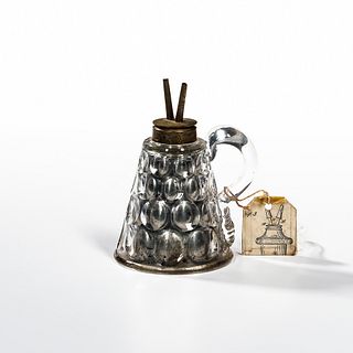 Elbridge Harris Patented "Burning Fluid Safety Lamp,"
