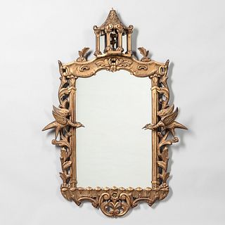 Carved and Gilded Rococo-style Mirror