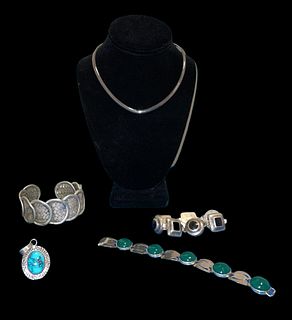 Mexican & Navajo Sterling Silver Turquoise Jewelry
