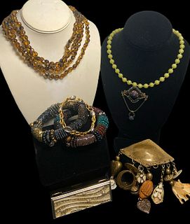 Collection Vintage Ethnic and Beaded Jewelry