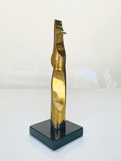 Jim Barnes Abstract Bronze Sculpture