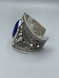 Thick North African Silverbracelet