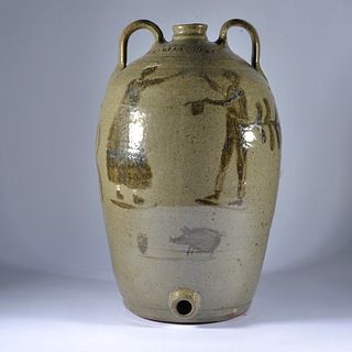 Chester Hewell Slip Decorated Jug
