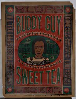 Original Blues Poster of Buddy Guy