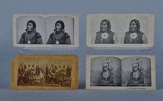 American Indian Stereo View Group
