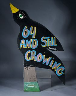 Benny Carter Wooden Cut Out Crow
