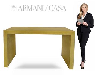 ARMANI / CASA Modern Luxury Yellow Console