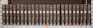 [literature] 29 leather bound set works of Dickens