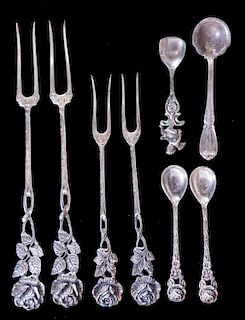 Near Sterling Silver Items, Eight (8)