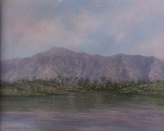 Earl Shimokawa Oil on Canvas Landscape