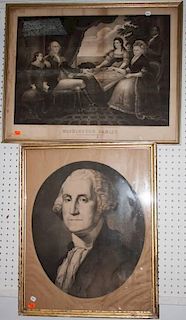 [americana] 2 portraits of George Washington