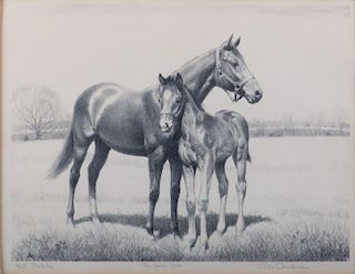 C.W. Anderson "Protected" Lithograph