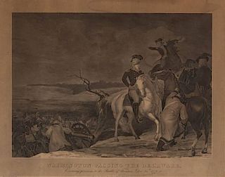 "Washington Passing the Delaware" engraving