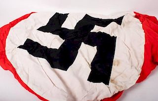 Nazi swastika porch banner