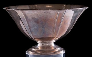 Arthur Stone 20th C Sterling Pedestal Bowl