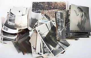 Assortment of World War II era photographs, etc.